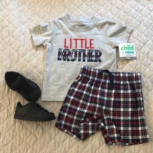 “Little Brother” infant outfit